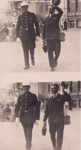 Agent Vancompernolle was zeer gecharmeerd die dag in 1931 door die duitse toerist. Die wou echt alles weten over zijn stad, zijn ideeën over mensen allerhande...